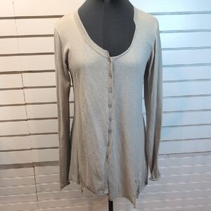 RUNDHOLZ Black Label Button Front Cardigan Size Small EUC
